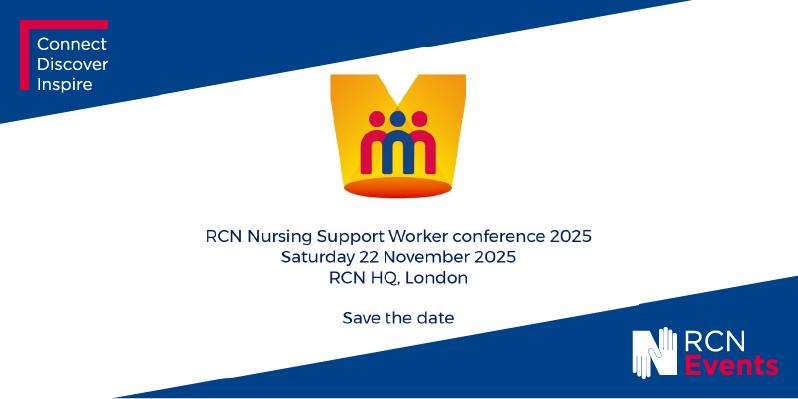 Nursing support worker conference save the date