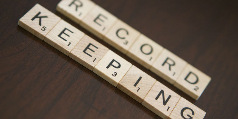 Record keeping scrabble letters Record keeping scrabble letters