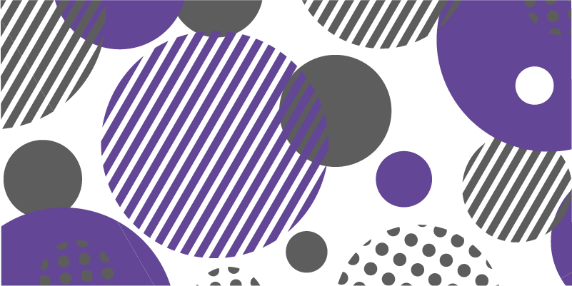 Abstract purple circles