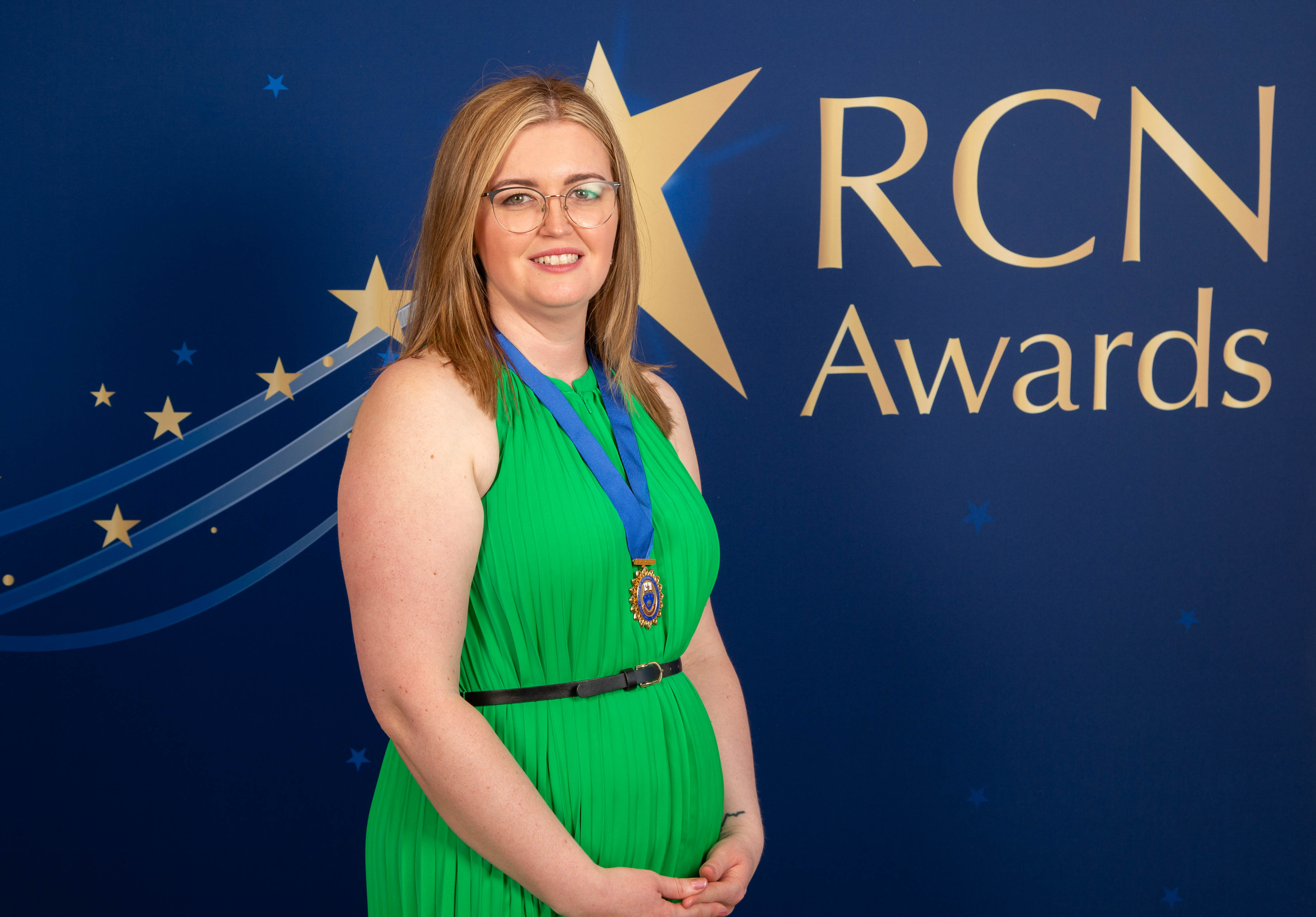 Charlotte Collings with RCN Award of Merit Charlotte Collings with RCN Award of Merit