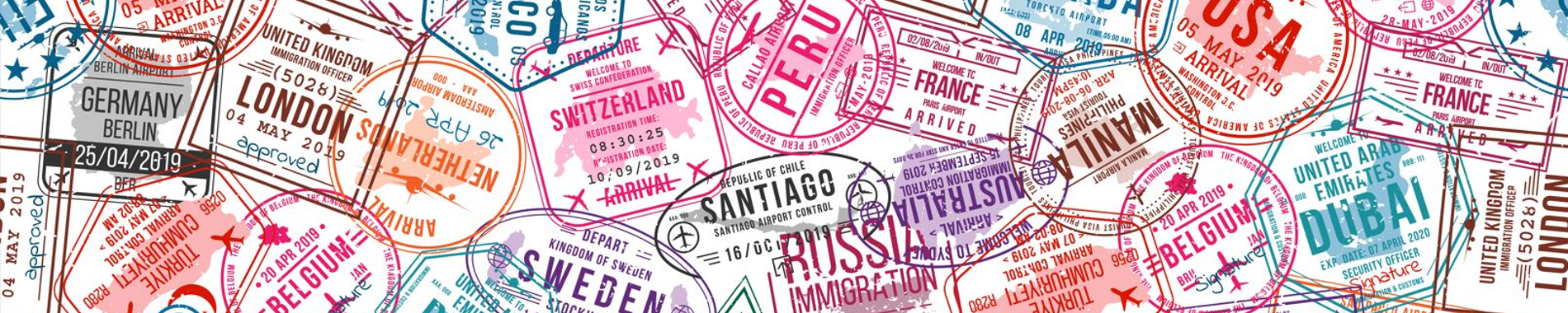 Holiday passport stamps Holiday passport stamps