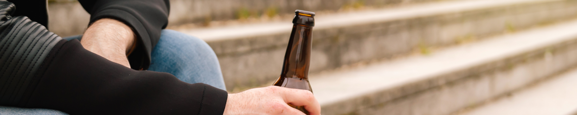Man-drinking-out-of-a-beer-bottle
