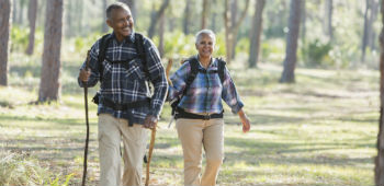 Couple walking 