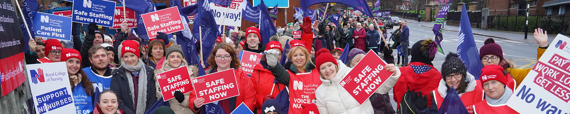 Nurses campaigning for safe staffing