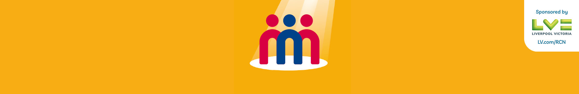 Nursing Support Workers' Day logo showing the silhouettes of three people under a spotlight