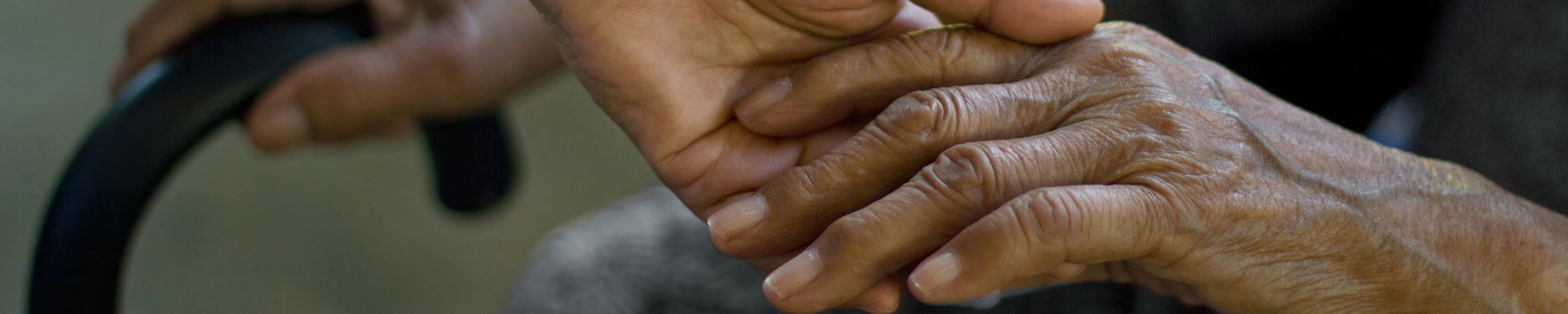 two people holding hands