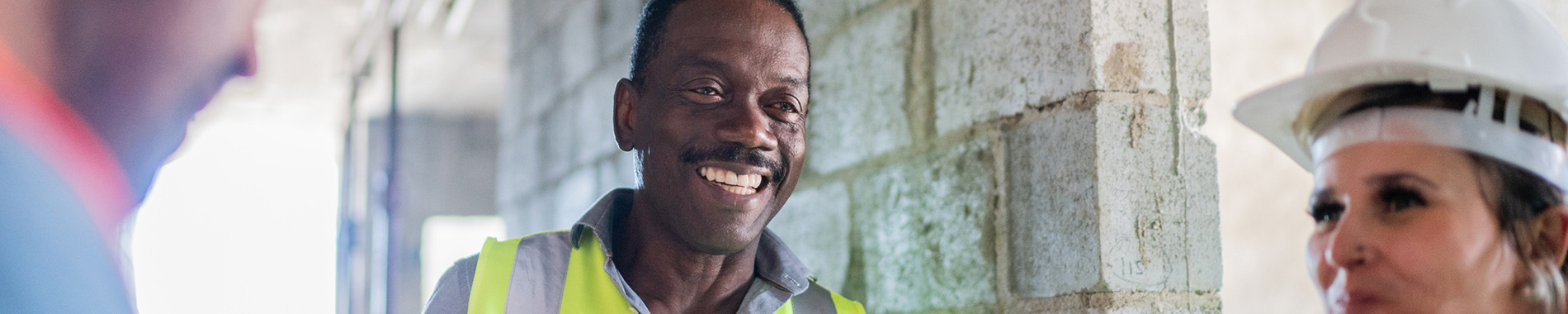 construction workers on construction site