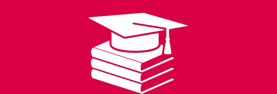 Icon of graduate cap and books