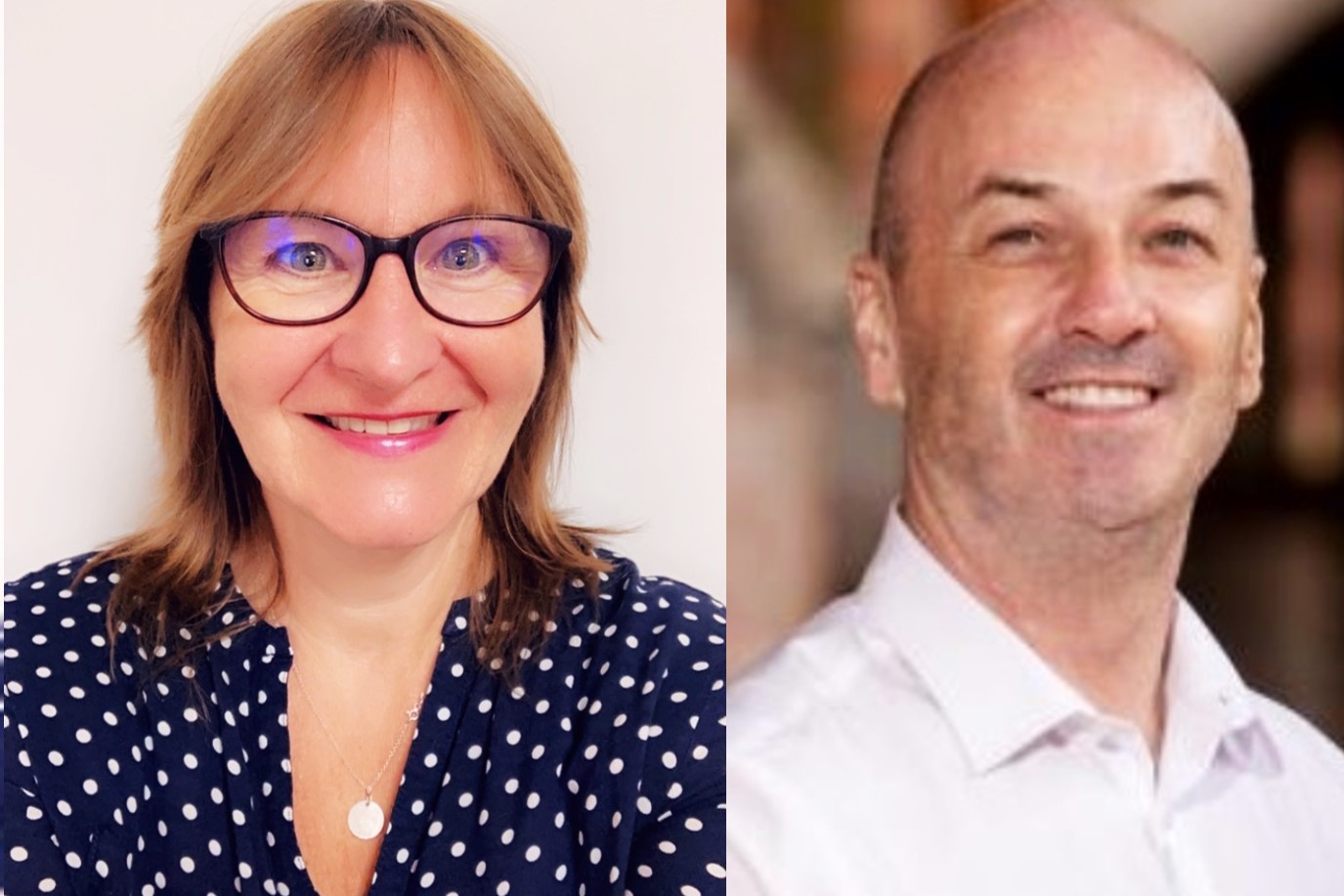 Katy Welsh and Professor Michael Brown