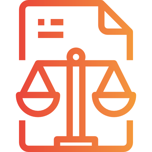 Legal scales icon
