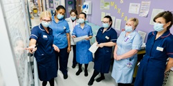 Principle F Nurse giving training to other nurses