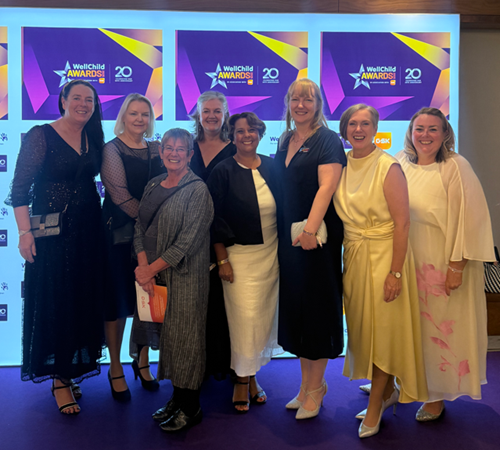 Children's nurses at an awards ceremony