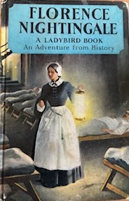 Image of Florence Nightingale on the cover of a book