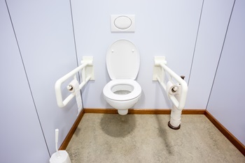 Floor/wall mounted toilet support