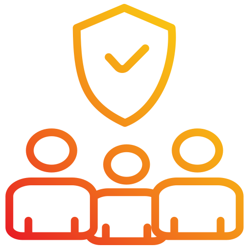 Graphic of three people with a tick above them