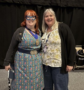 Two members of the diabetes forum