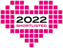 Heart logo that reads '2022 shortlisted'