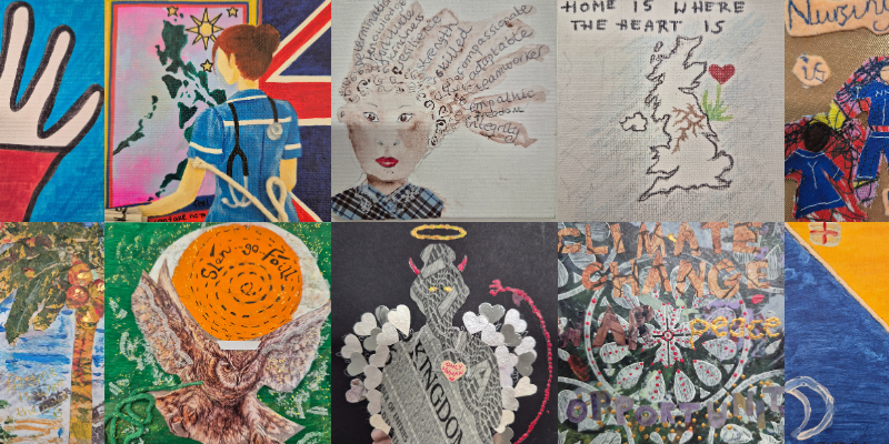 Examples of artworks submitted for the Balikbayan project