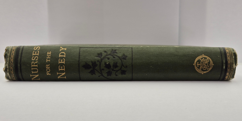 "Nurses for the Needy" book spine