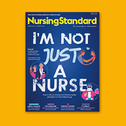 Cover of Nursing Standard
