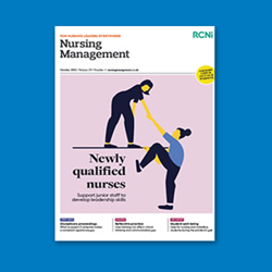 Cover of the Nursing Management journal