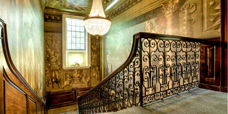 Painted staircase