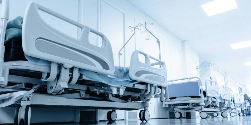 Corridor care hospital bed public poll Corridor care hospital bed public poll