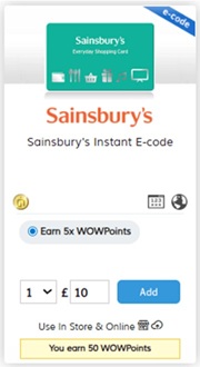 Screenshot of RCNXtra showing an E-code being used