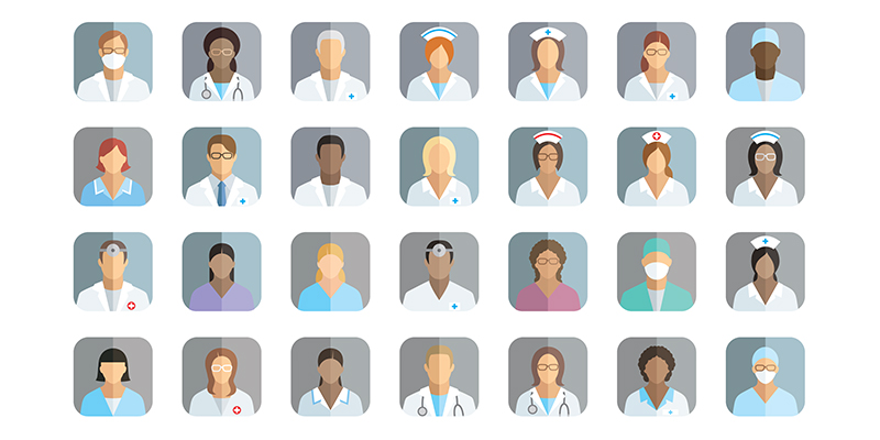 Illustration of nurses