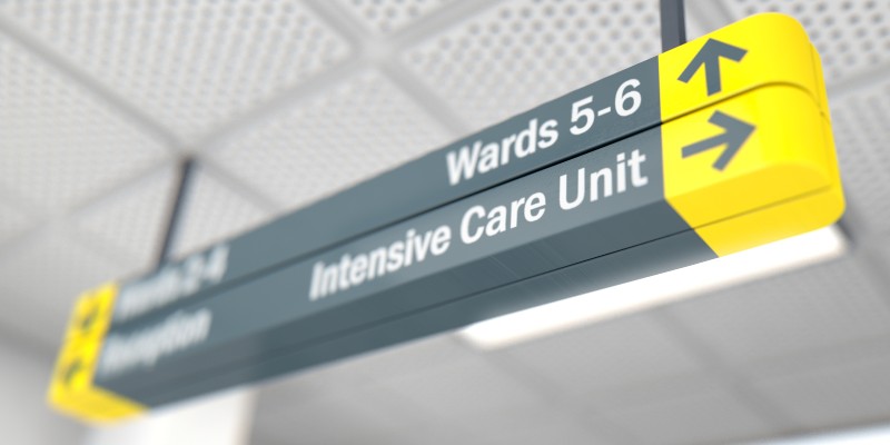 Intensive Care Unit sign