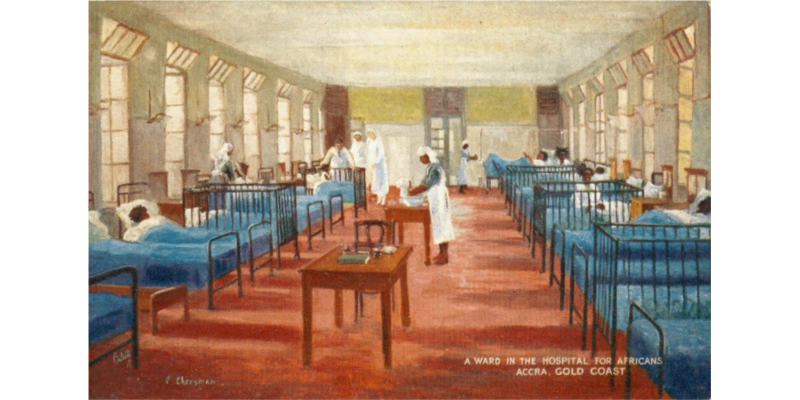 Ward in Hospital for Africans, Accra 