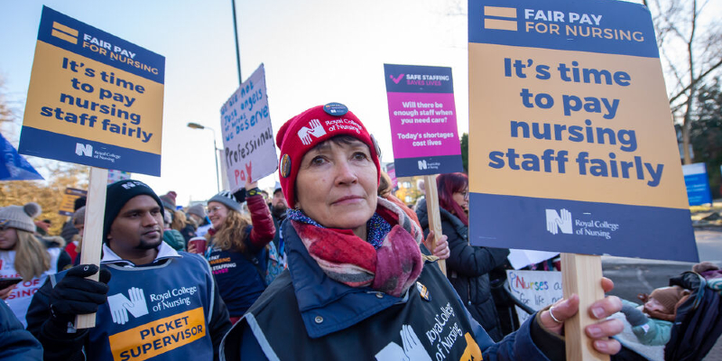 Members striking for fair pay