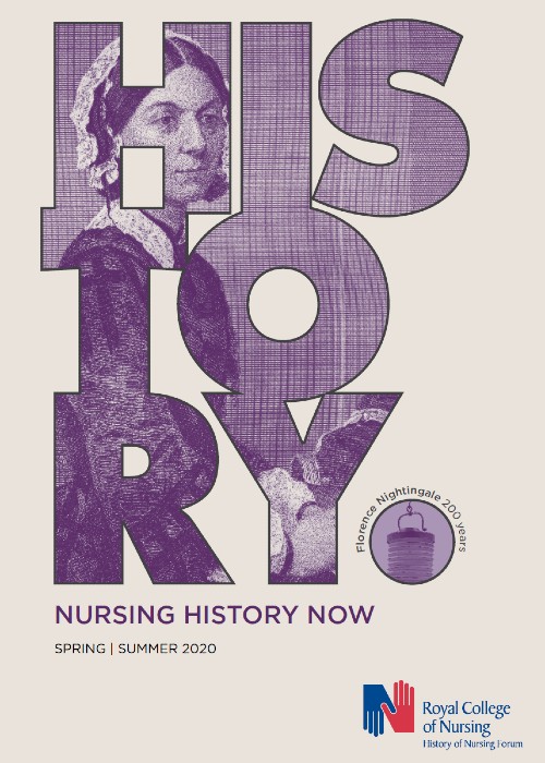 Nursing History Now Spring-Summer 2020 showing Florence Nightingale