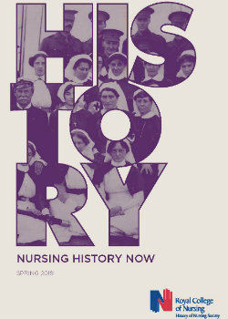 Nursing History Now publication cover Spring 2018