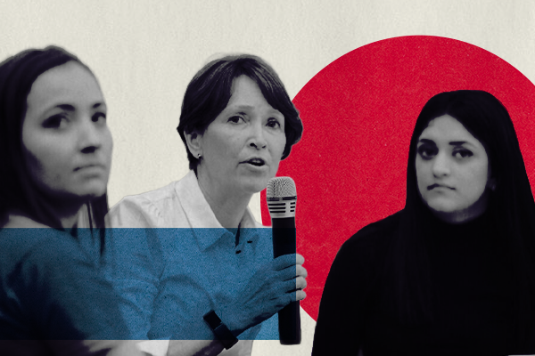 RCN members speaking at an event