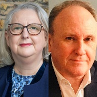 Daniel Kelly and Alison Leary