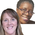 Gill Coverdale and Patricia Hughes
