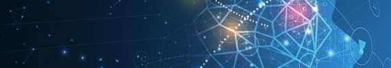 blue futuristic image portraying side profile of a face made from constellations, connections and symbols