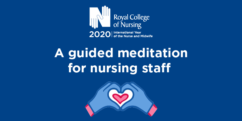 A guided meditation for nursing staff