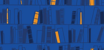Illustration of a bookshelf