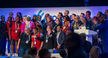 Group of members at congress