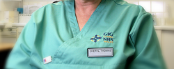 Careers HCA green uniform closeup 250x100 HCA uniform closeup