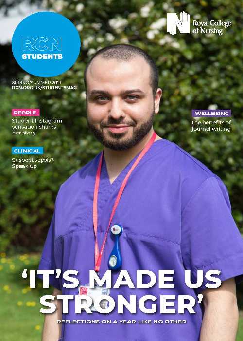 RCN Students front cover Spring Summer 2021