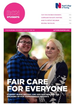 Cover of RCN Students autumn 2019