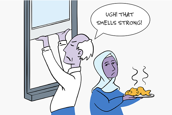 An example of a microaggression