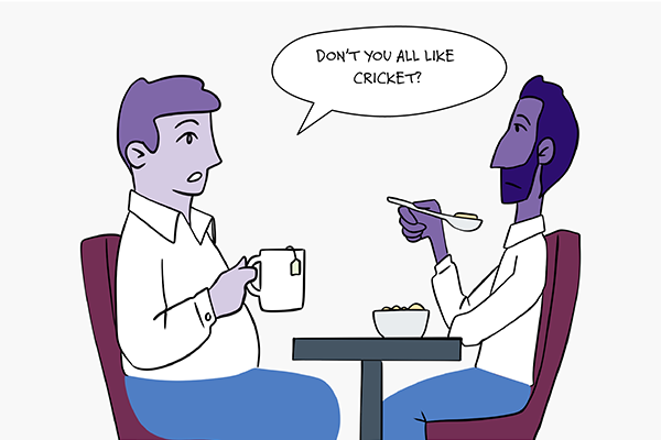 An example of a microaggression