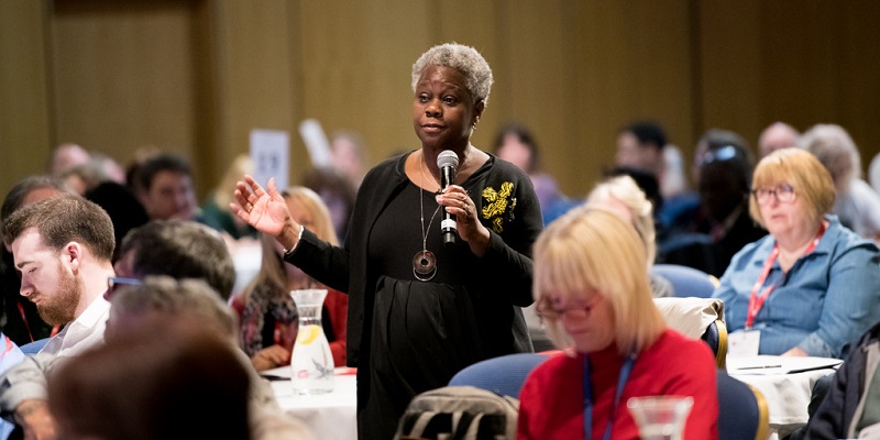 Dame Donna at Joint Reps