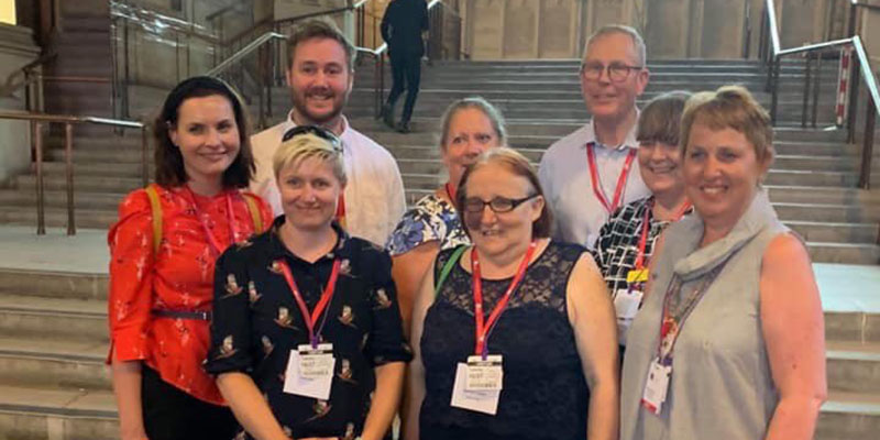 South West delegates lobbying MPs about safe staffing at Parliament on 16 July 2019 South West delegates lobbying MPs about safe staffing at Parliament on 16 July 2019