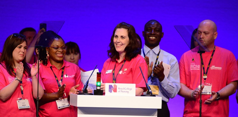 Kathryn Davies speaking at Congress