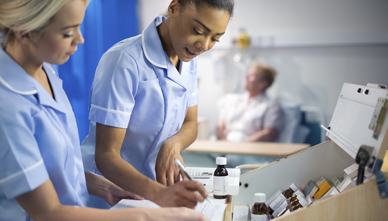 Nursing staff at work